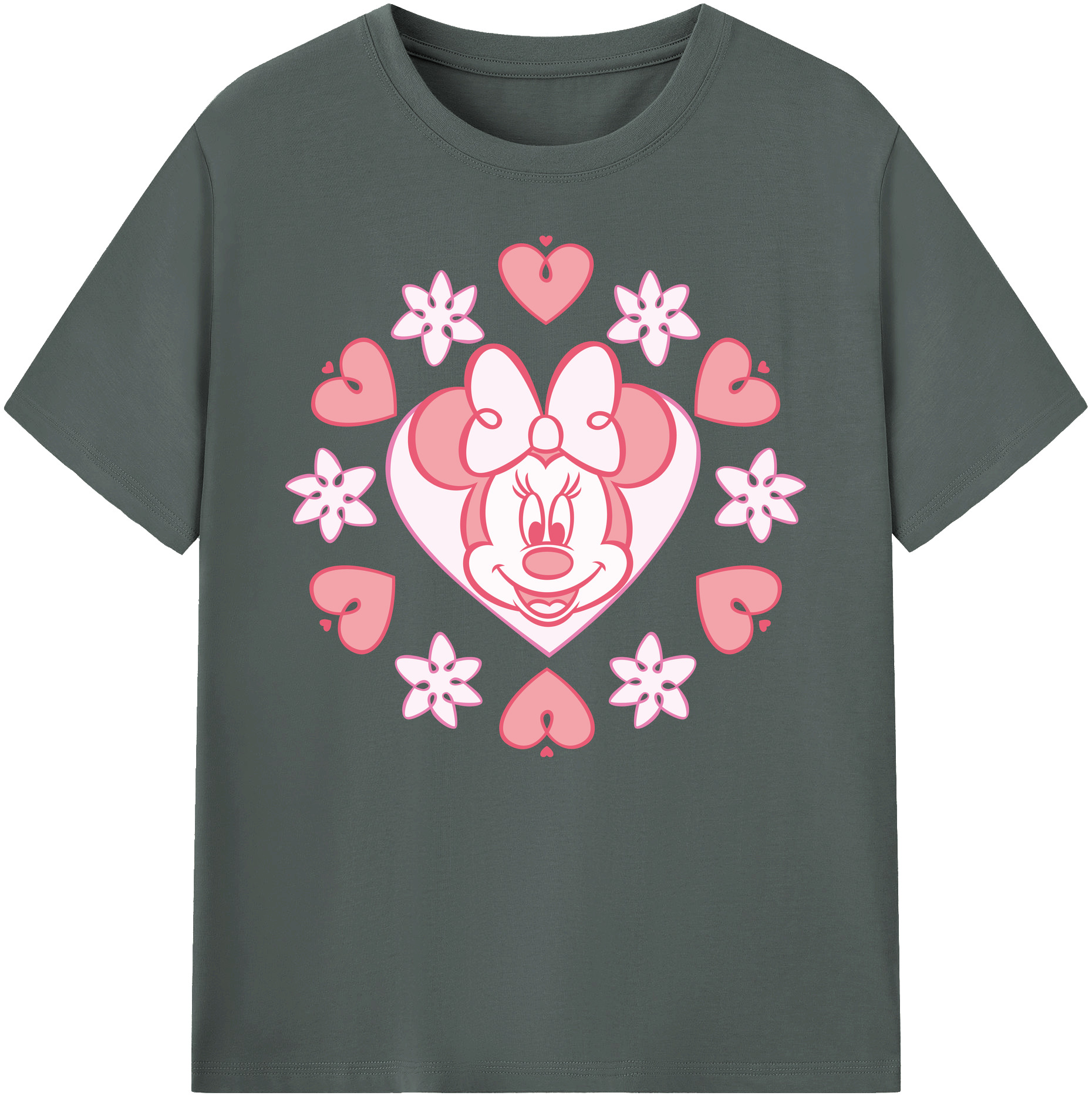 ミッキーマウス Mickey Mouse 綿100％ メンズ半袖Tシャツ｜肌触りやわらか＆通気性